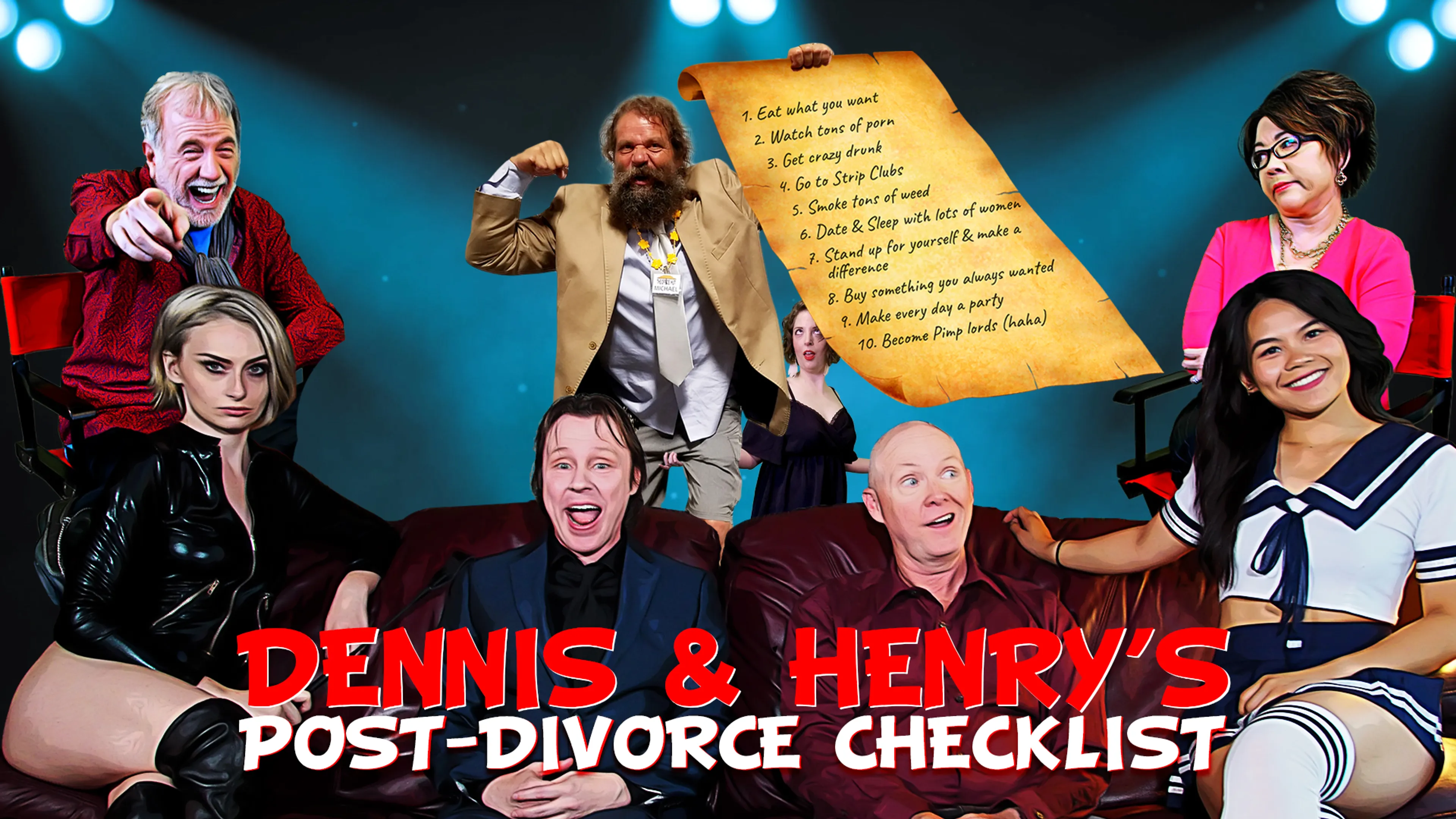 Dennis & Henry's Post-Divorce Checklist poster